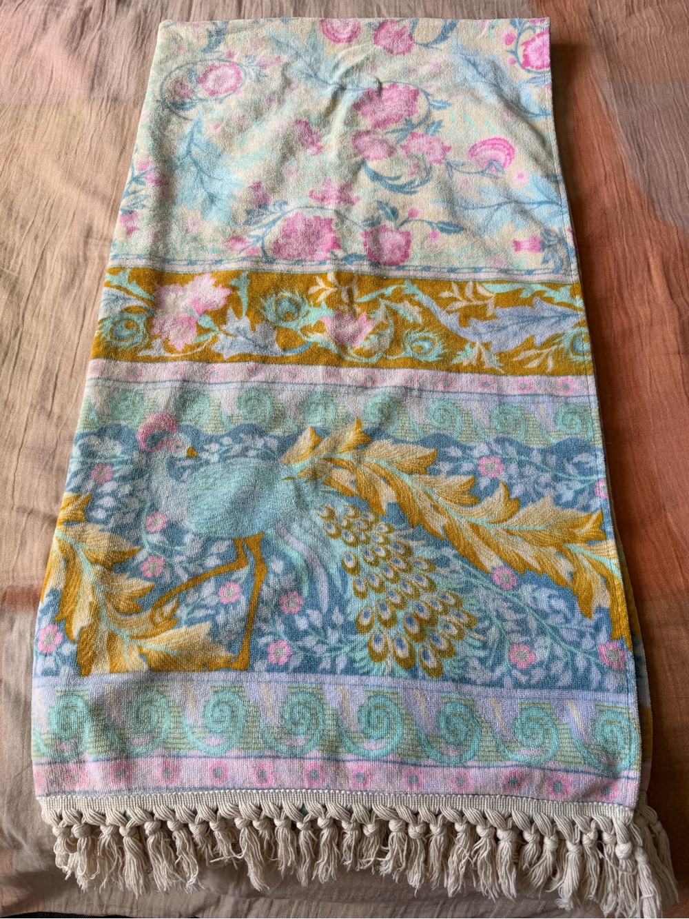 SPELL Oasis Beach Towel ✨🦚🌸